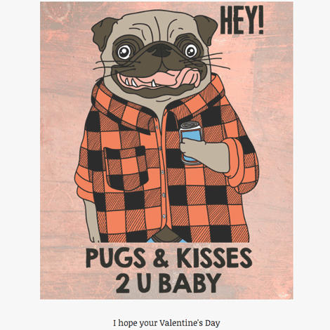 Pug Valentine